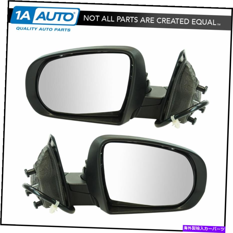 USミラー エクステリアパワー加熱メモリターンシグナルパドルライトミラーペアジープ用 Exterior Power Heated Memory Turn Signal Puddle Light Mirror Pair for Jeep【並行輸入品】