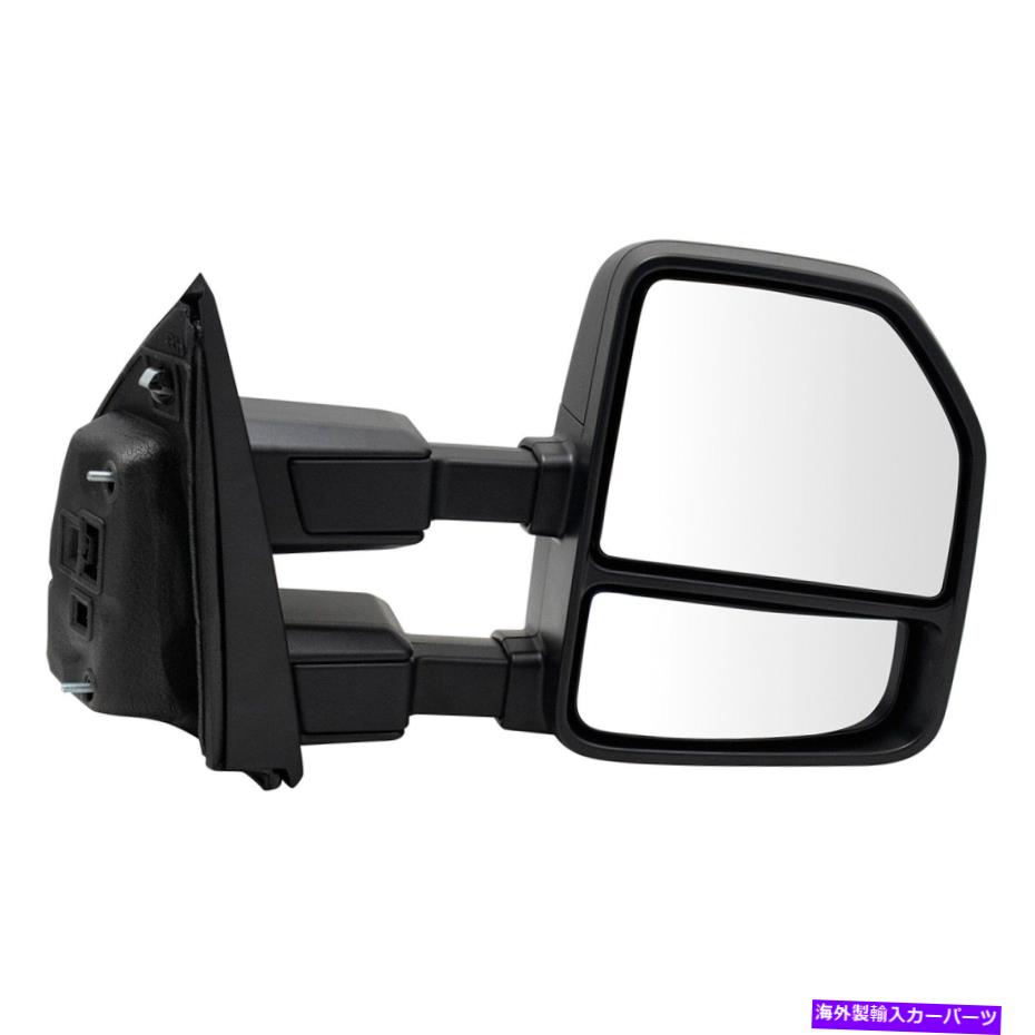 USミラー フォードF-150 2018-2020トレイルリッジTR00417乗客サイドマニュアルけん引鏡用 For Ford F-150 2018-2020 Trail Ridge TR00417 Passenger Side Manual Towing Mirror【並行輸入品】