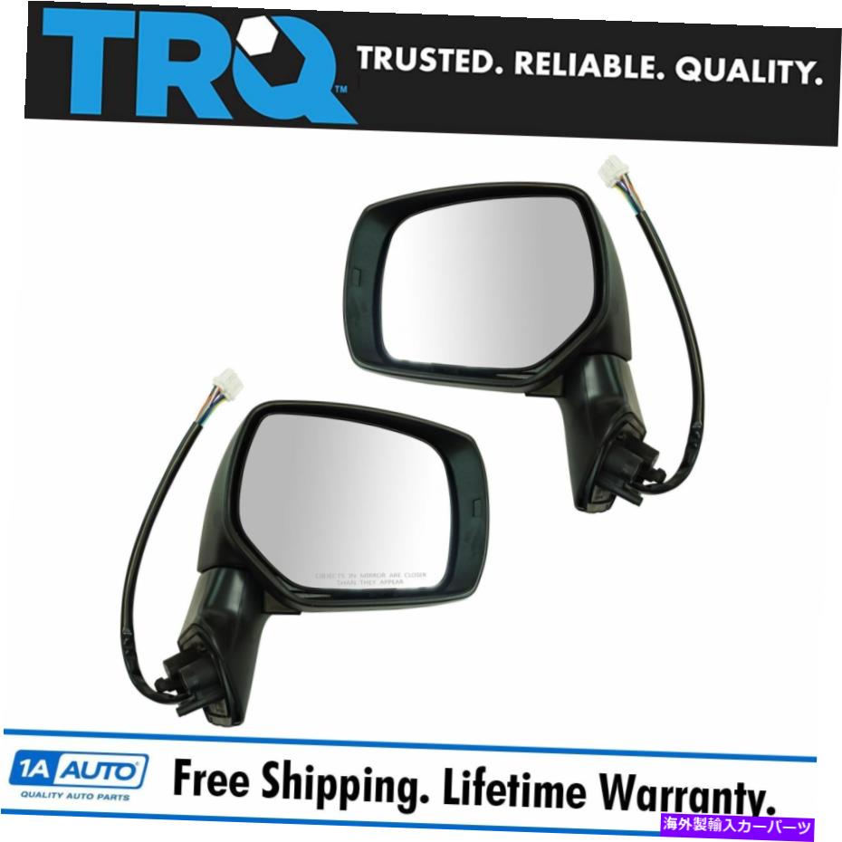 USミラー TRQエクステリアミラーペアLH＆RHサイドパワー加熱ターンシグナル TRQ Exterior Mirror Pair LH & RH Sides Power Heated Turn Signal for Forester【並行輸入品】