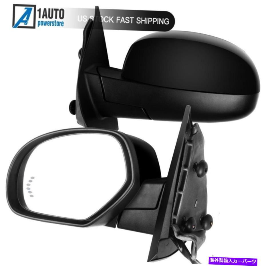 USミラー 2007-2013のマニュアルフォールドサイドビューミラーシボレーシルバラードGMCシエラ1500ユーコン Manual Fold Side View Mirror For 2007-2013 Chevy Silverado GMC Sierra 1500 Yukon【並行輸入品】