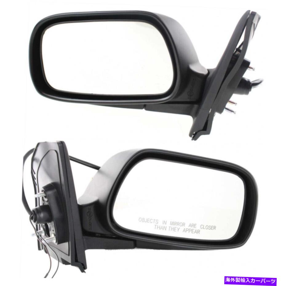 USミラー トヨタカローラ2003-2008ドアミラードライバーと乗客サイドペア|力 For Toyota Corolla 2003-2008 Door Mirror Driver & Passenger Side Pair | Power【並行輸入品】