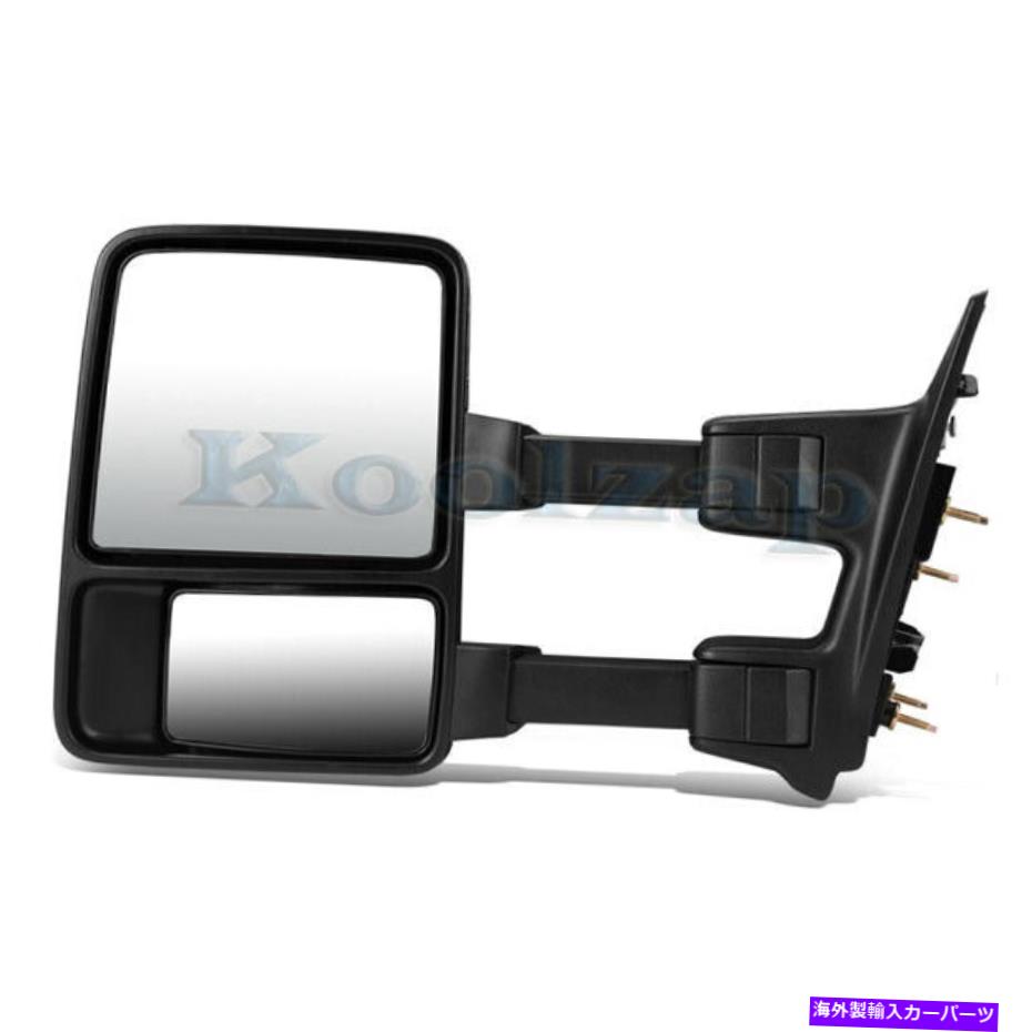 USミラー Fシリーズ用スーパーデューティミラーパワーシグナルマニュアル伸縮左側で加熱 For F-Series Super Duty Mirror Power Heated w/Signal Manual Telescopic Left Side【並行輸入品】