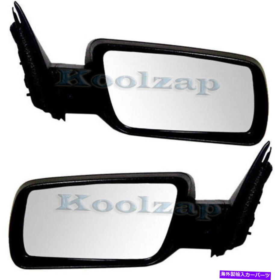 USミラー 09-12のFlex Rear View Mirror Power Power Non-Heated W/O Puddle Lampブラックセットペア For 09-12 Flex Rear View Mirror Power Non-Heated w/o Puddle Lamp Black SET PAIR【並行輸入品】
