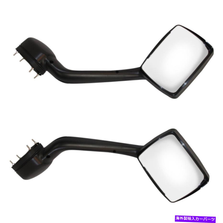 USミラー ケンワースのペアクロムフードミラーT680 10+ピータービルト579 587 W/取り付けキット Pair Chrome Hood Mirrors for Kenworth T680 10+ Peterbilt 579 587 W/ Mounting Kit【並行輸入品】