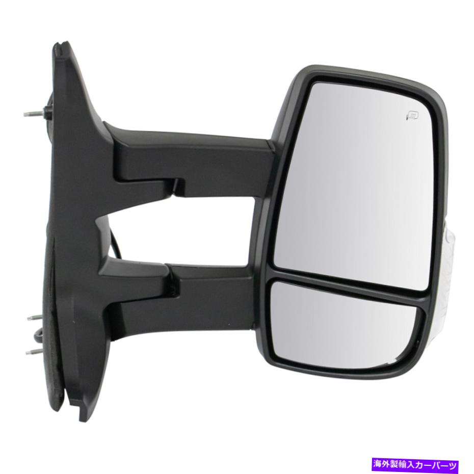 USミラー ミラーロングアームパワーヒートターンシグナルテクスチャRHサイドハイおよびミディアムルーフ Mirror Long Arm Power Heat Turn Signal Textured RH Side for High & Medium Roof【並行輸入品】