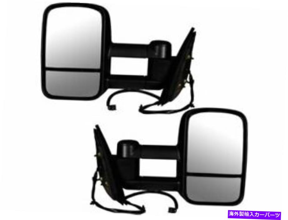 USミラー Chevy Silverado 1500 Ld Sierra Limited 2500 HD 3500 YV96N3用のドアミラーセット Door Mirror Set For Chevy Silverado 1500 LD Sierra Limited 2500 HD 3500 YV96N3【並行輸入品】