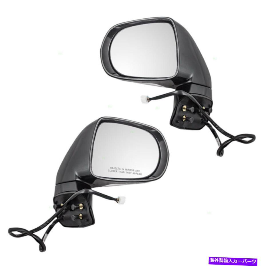 USミラー Lexus RX350とRX450H 13-15サイドビューのパワーミラーのセットに適合 Fits Lexus RX350 & RX450h 13-15 Set of Side View Power Mirrors Heated Memory【並行輸入品】