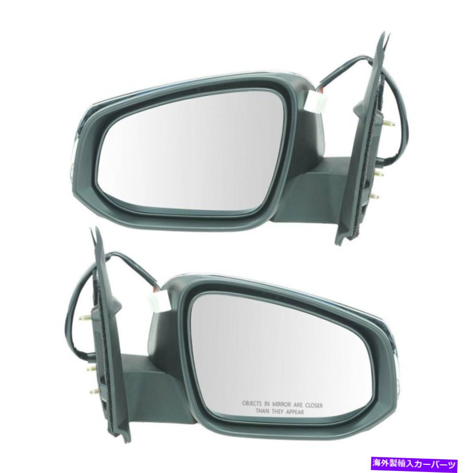 USミラー トヨタタコマ16-20 TRQドライバーと乗客サイドパワービューミラーが加熱 For Toyota Tacoma 16-20 TRQ Driver & Passenger Side Power View Mirrors Heated【並行輸入品】