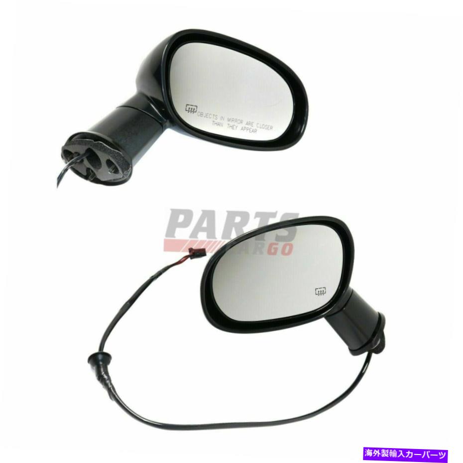 USミラー フィット15 16 17 18 19ダッジチャレンジャークーペLH＆RHパワーミラーマニュアル折りたたみ Fits 15 16 17 18 19 Dodge Challenger Coupe LH & RH Power Mirror Manual Folding【並行輸入品】