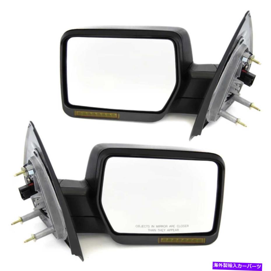USミラー 2004 2005 2006 Ford F-150パワー加熱信号サイドビューミラーペア For 2004 2005 2006 Ford F-150 Power Heated Signal Side View Mirror Pair【並行輸入品】