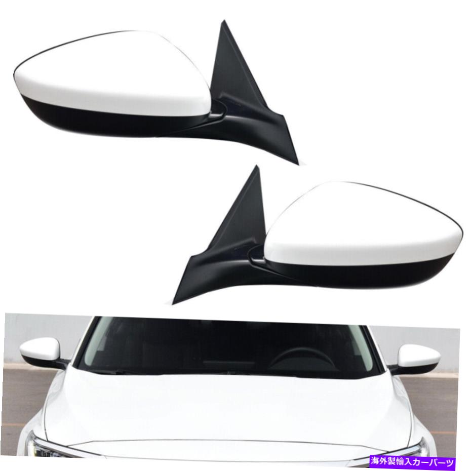 USミラー ホンダアコード2018-2020パワーウィングミラーACCにフィットする2xリアビューサイドミラー 2x Rear View Side Mirror Fit for Honda Accord 2018-2020 Power Wing Mirror Acc【並行輸入品】