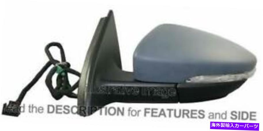 USミラー サイドミラーフォルクスワーゲンパッサット2010電気サーマルフォールド可能なメム。右 Side Mirror Volkswagen Passat 2010 Electric Thermal Foldable Mem. Right【並行輸入品】