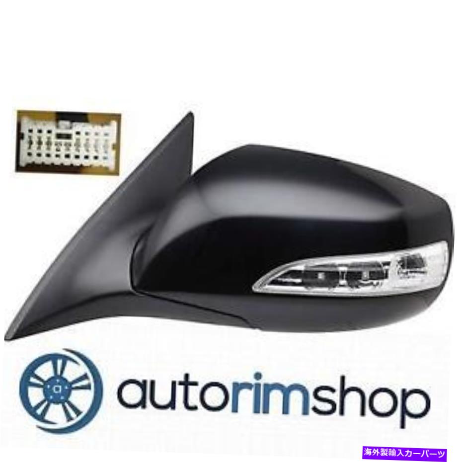 USミラー hy1320193oe左OEMパワーミラーw加熱w回転信号10-15ヒュンダイGE ... HY1320193OE Left OEM Power Mirror w Heated w Turn Signal for 10-15 Hyundai Ge...【並行輸入品】
