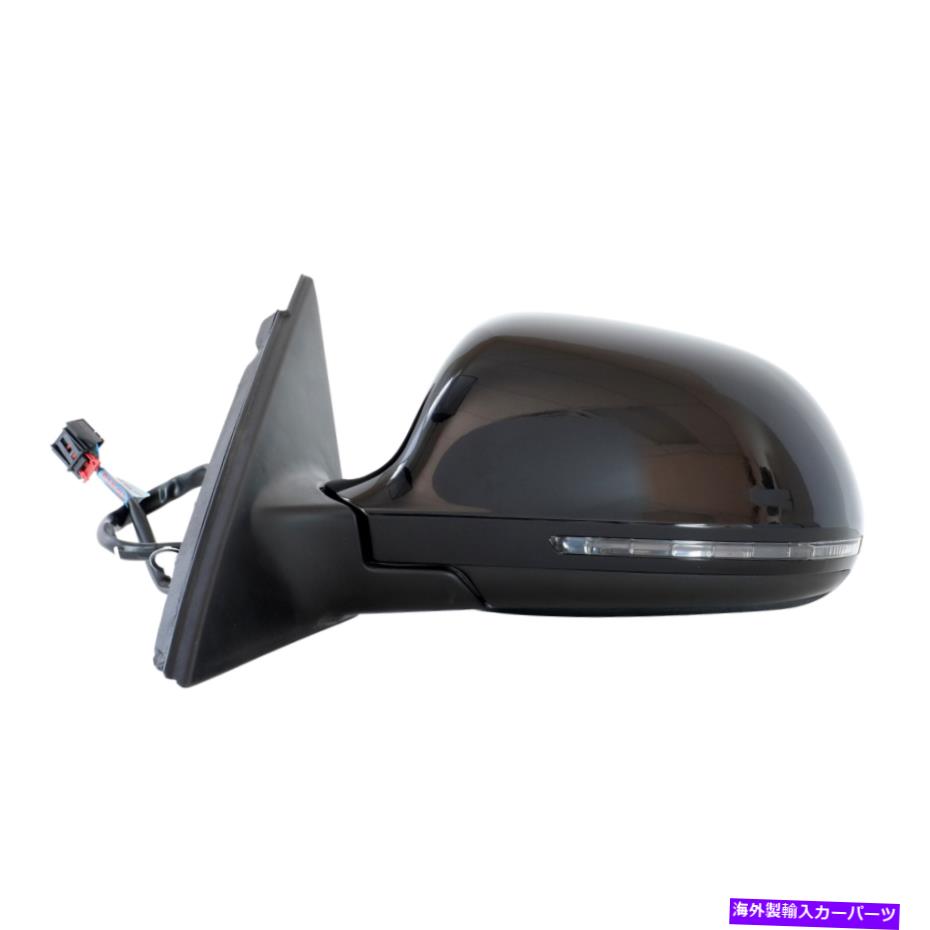 USミラー 2010-2016のサイドミラーアウディA4 S4パワー折りたたみ加熱ブリンカードライバーサイド Side Mirror for 2010-2016 AUDI A4 S4 Power Folding Heated Blinker DRIVER SIDE【並行輸入品】