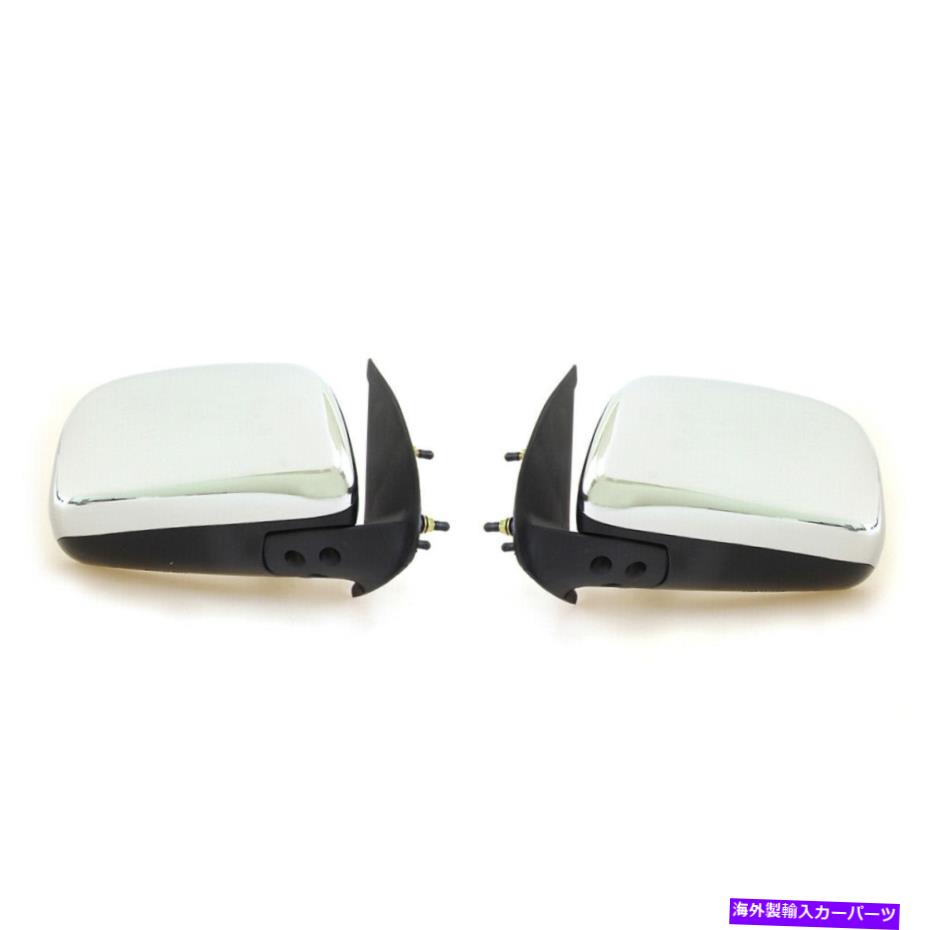 USミラー ドアミラークロムマニュアル2ピースフィットトヨタハイラックスビーゴ第7世代Kun26 SR5 Mark7 DOOR MIRROR CHROME MANUAL 2 PIECES FIT TOYOTA HILUX VIGO 7th GEN KUN26 SR5 MARK7【並行輸入品】