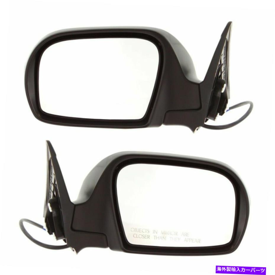 USミラー ミラーパワーテクスチャドライバーとスバルインプレッサアウトバックWRXの乗客ペア Mirror Power Textured Driver & Passenger Pair for Subaru Impreza Outback WRX【並行輸入品】
