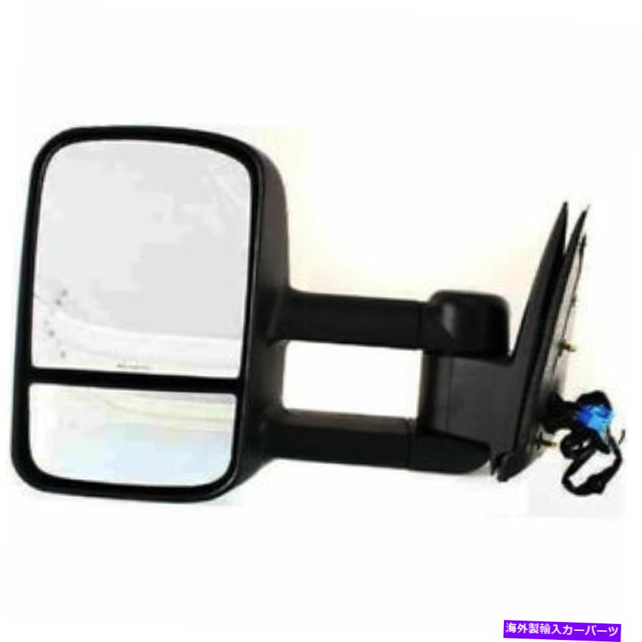 USミラー 新しいドライバー側の加熱パワーミラーはシルバラードP/U GM1320355に適合します New Driver Side Heated Power Mirror Fits Silverado P/U GM1320355【並行輸入品】