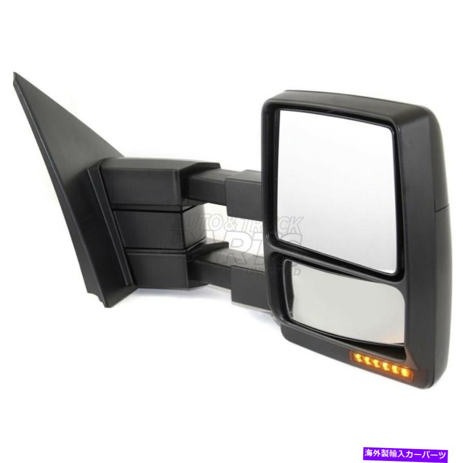 USミラー フィット09-14フォードF -150乗客サイドミラー交換 - 加熱 - けん引 - 痛み Fits 09-14 Ford F-150 Passenger Side Mirror Replacement - Heated - Towing - Pain【並行輸入品】