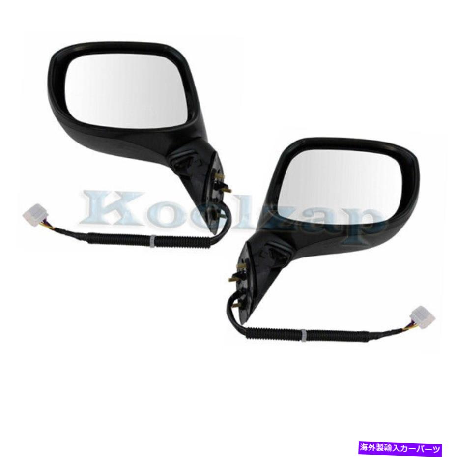 USミラー 12-13のシビックハイブリッドリアビューミラーパワー加熱w/信号ライトセットペア For 12-13 Civic Hybrid Rear View Mirror Power Heated w/Signal Light Set Pair【並行輸入品】