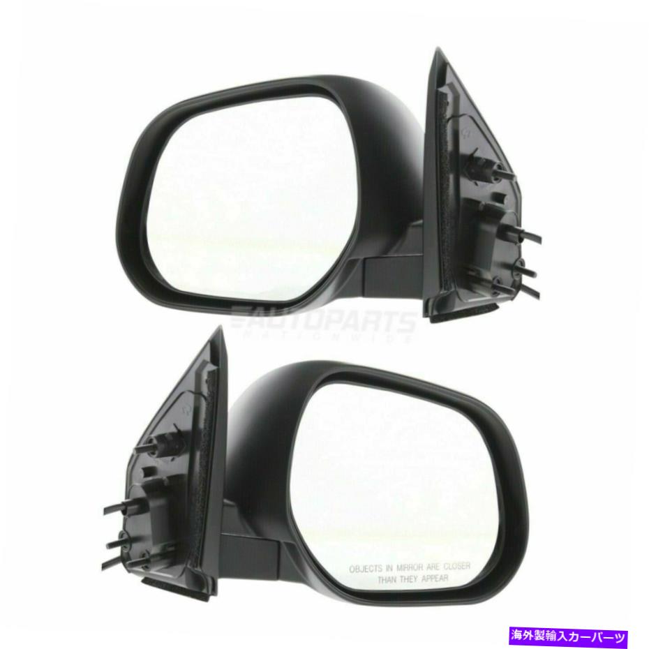 USミラー 三菱アウトランダーのための左&右側のパワーミラーマニュアル折りたたみ2007-2009 Left & Right Side Power Mirror Manual Folding For Mitsubishi Outlander 2007-2009【並行輸入品】