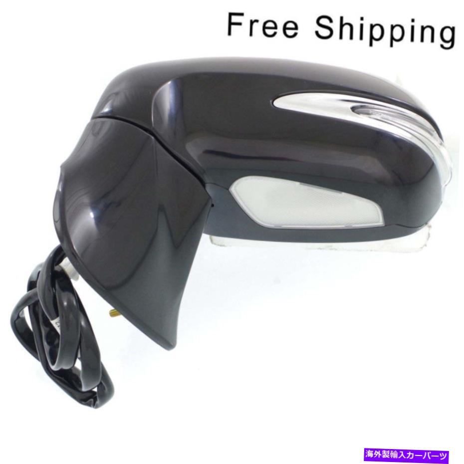 USミラー LHサイドパワー加熱マニュアル折りたたみ鏡に適合レクサスRX350 RX450H LX1320128 LH Side Power Heated Manual Folding Mirror Fits Lexus RX350 RX450h LX1320128【並行輸入品】