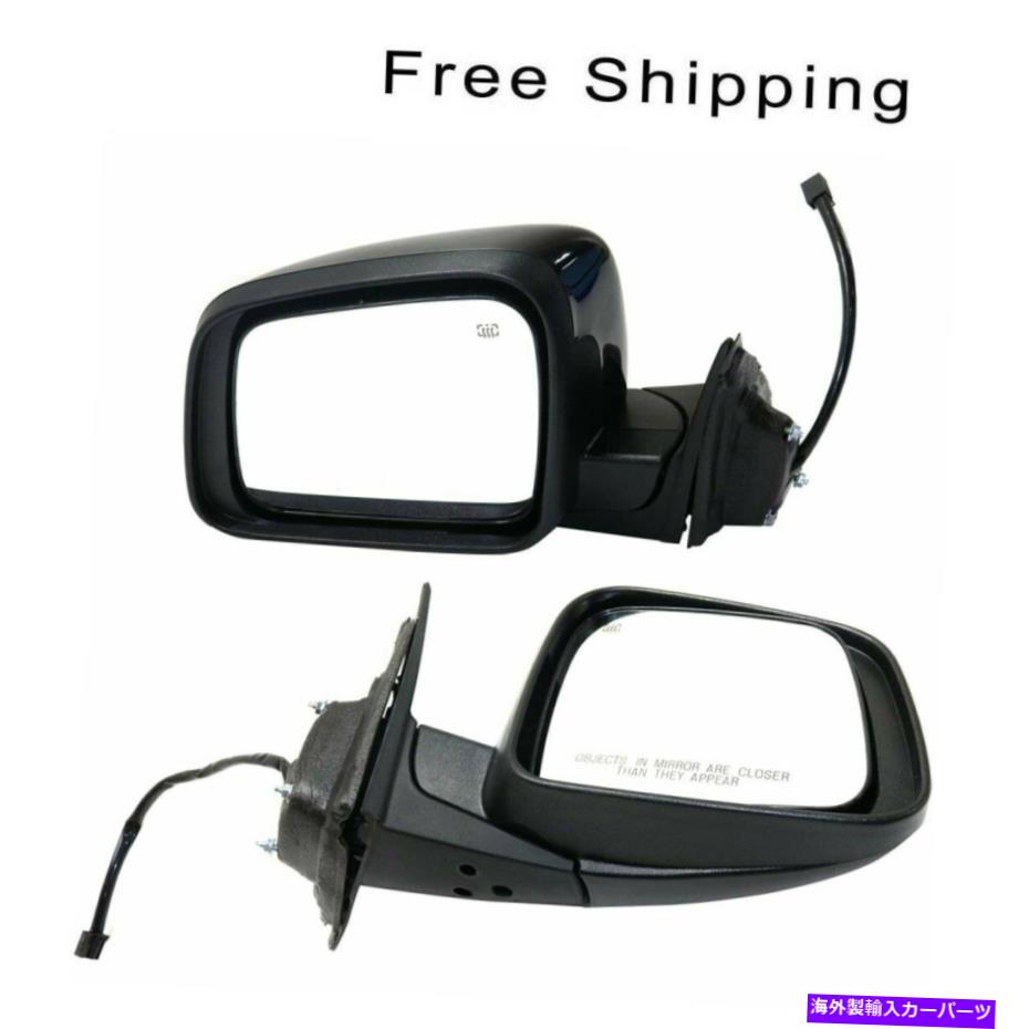 USミラー 2 LH＆RHサイドパワー加熱ミラーフィット2011-2013ジープグランドチェロキーのセット Set of 2 LH & RH Side Power Heated Mirror Fits 2011-2013 Jeep Grand Cherokee【並行輸入品】