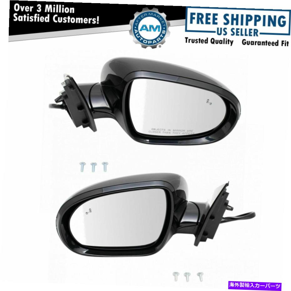 USミラー ミラーペアパワー加熱ターンシグナルブラインドスポットモニターペイントLH RHに合う Mirror Pair Power Heated Turn Signal Blind Spot Monitor Paint to Match LH RH【並行輸入品】