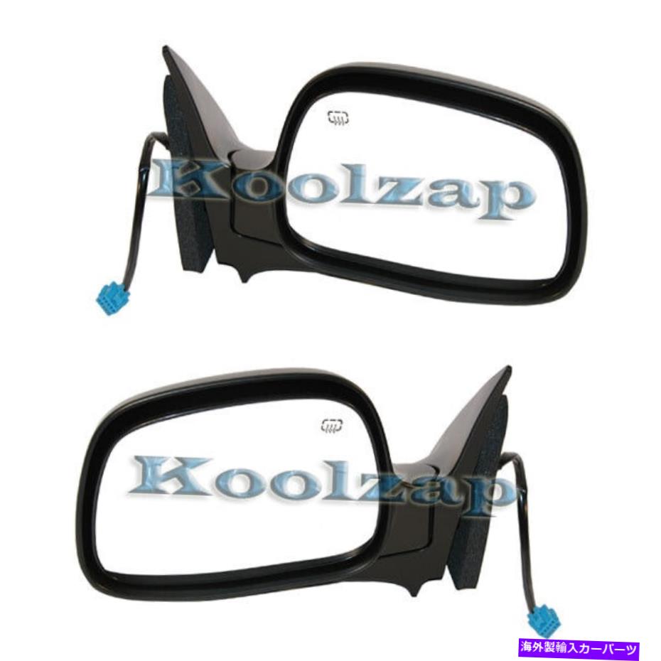 USミラー 02-07のRendezvous後部ビュードアミラーパワーヒートW/Oメモリブラックペアセット For 02-07 Rendezvous Rear View Door Mirror Power Heat w/o Memory Black PAIR SET【並行輸入品】