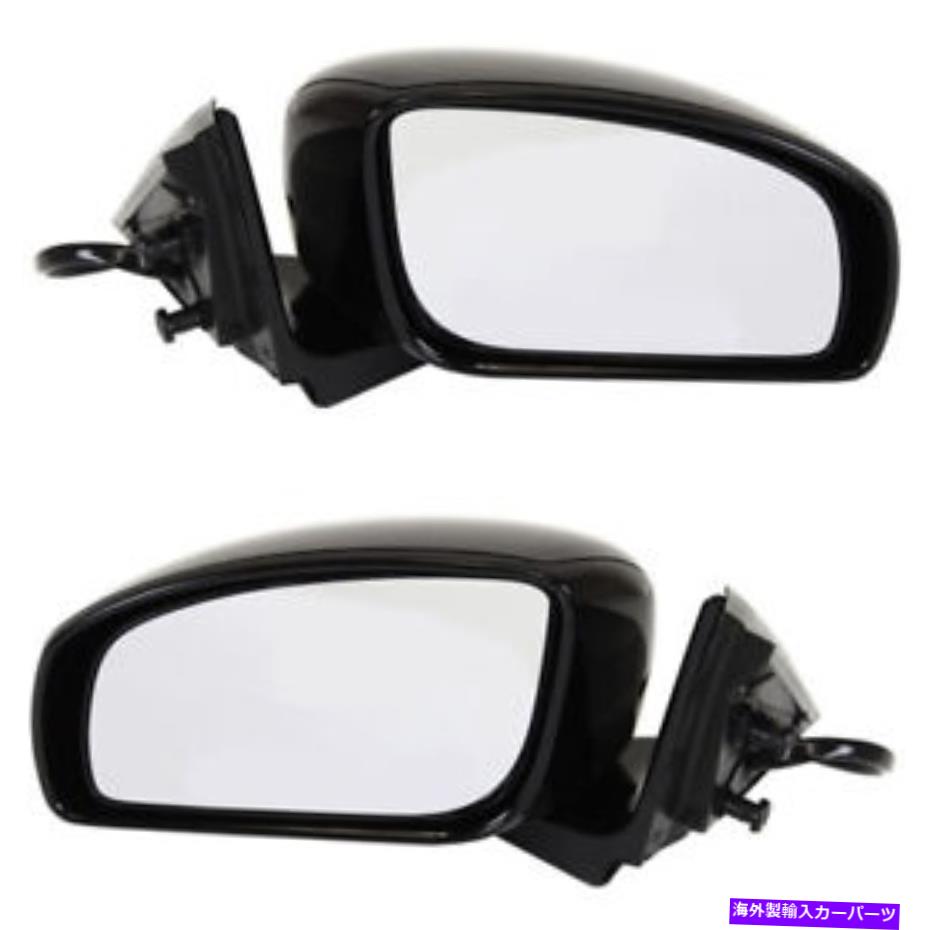 USミラー 07-08 G35セダン後部ビュードアミラーパワーW/Oスポーツパッケージセットペア For 07-08 G35 Sedan Rear View Door Mirror Power Heat w/o Sport Package SET PAIR【並行輸入品】