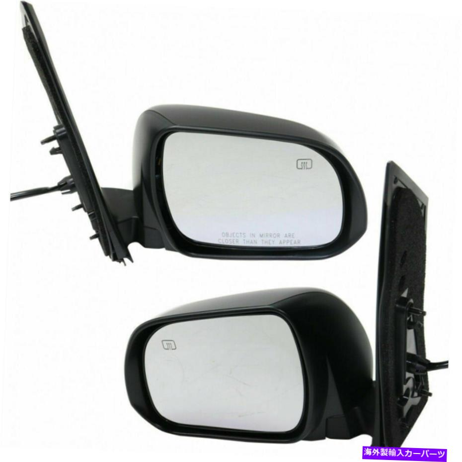 USミラー 2つの新しいセットTOYOTA SIENNA 2011-20 LH＆RH Side Power Mirror Man Fldg HTD New Set Of 2 Fits TOYOTA SIENNA 2011-20 LH & RH Side Power Mirror Man Fldg Htd【並行輸入品】