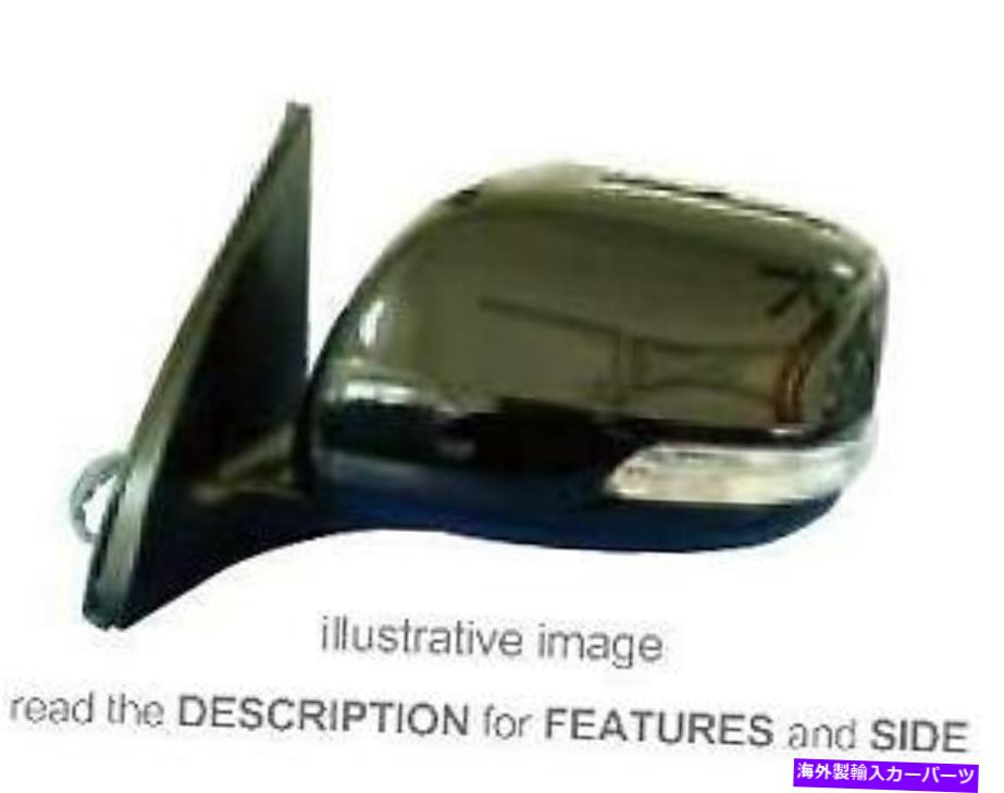 USミラー トヨタランドクルーザーFJ 200 V8のサイドミラー2012年の電気折りたたみ左 Side Mirror For Toyota Land Cruiser Fj 200 V8 From 2012 Electric Foldable Left【並行輸入品】