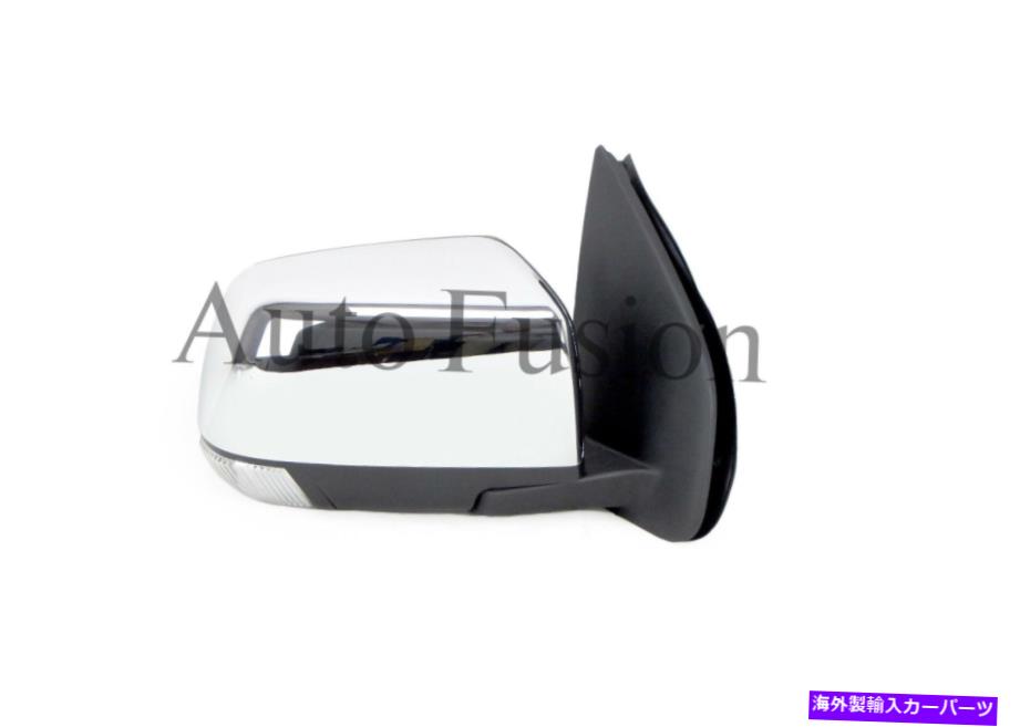USミラー ドアミラー右chrome +ランプ＆オートフォールドエレクトリックイソズMU-X LS 2013-2017 Door Mirror Right Chrome +Lamp & Auto Fold Electric For Isuzu Mu-X Ls 2013-2017【並行輸入品】