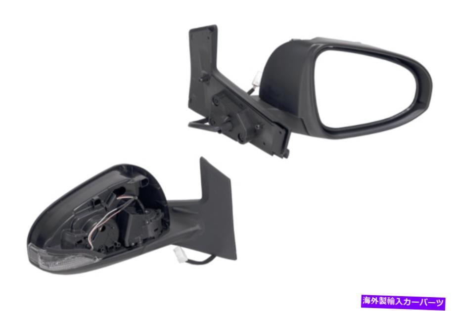 USミラー トヨタプリウスC NHP10 12/2011-on右サイドドアミラーElec W/Blinker 5ピン用 FOR TOYOTA PRIUS C NHP10 12/2011-ON RIGHT SIDE DOOR MIRROR ELEC W/BLINKER 5 PIN【並行輸入品】