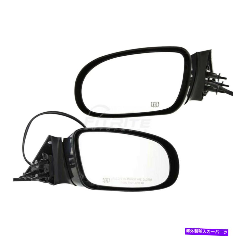 USミラー 左＆右側のパワーミラー加熱塗装可能なフィット1995-1996ビュイックロードマスター Left & Right Side Power Mirror Heated Paintable Fits 1995-1996 Buick Roadmaster【並行輸入品】