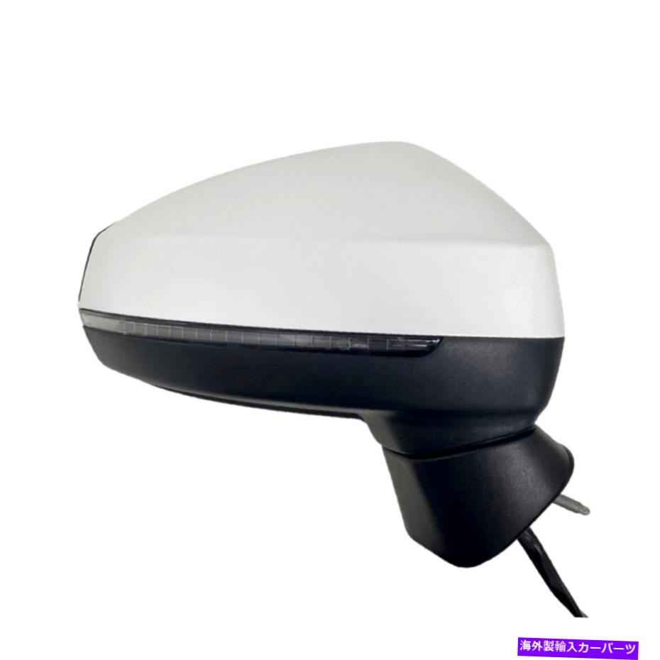 USミラー アウディA3 S3 2015-2020パワー加熱乗客サイドイビスホワイトのサイドミラー Side Mirror for AUDI A3 S3 2015-2020 Power Heated PASSENGER SIDE Ibis White【並行輸入品】