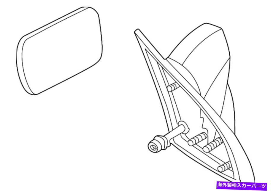 USミラー 本物のGM助手席サイドミラー10322467 Genuine GM Passenger Side Mirror 10322467【並行輸入品】