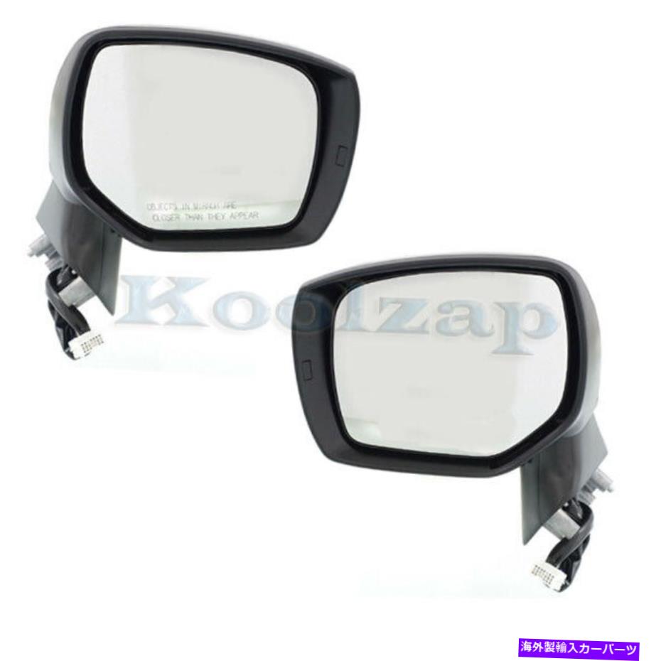 USミラー 14-18のフォレスターリアビューミラーアセンブリパワー付きシグナルランプセットペア For 14-18 Forester Rear View Mirror Assembly Power w/Turn Signal Lamp Set Pair【並行輸入品】