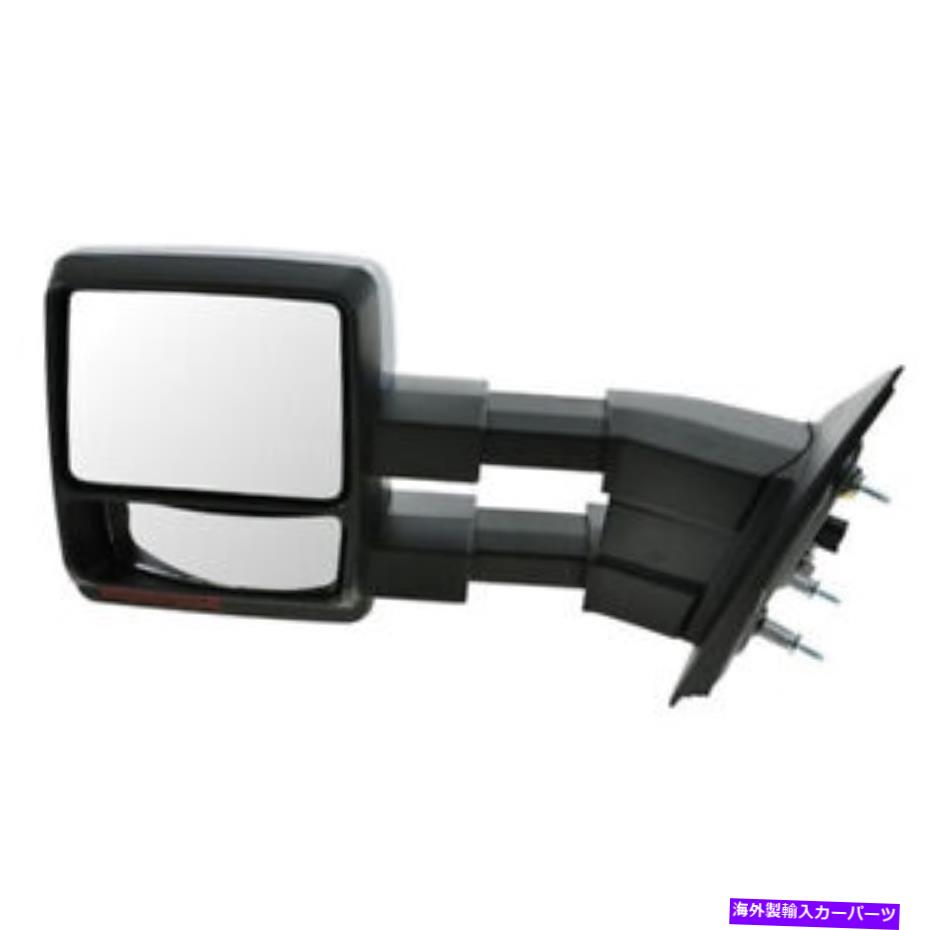 USミラー 07-14 F150トラック牽引ミラーパワー熱w/メモリ信号クロムキャップ左側 For 07-14 F150 Truck Tow Mirror Power Heat w/Memory Signal Chrome Cap Left Side【並行輸入品】
