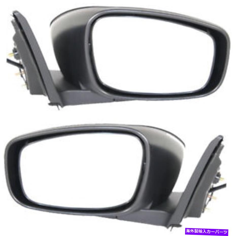 USミラー 14-15 Q60、08-13 G37クーペクーペリアビューミラーパワー加熱w/oメモリペアセット For 14-15 Q60, 08-13 G37 Coupe Rear View Mirror Power Heated w/o Memory PAIR SET【並行輸入品】
