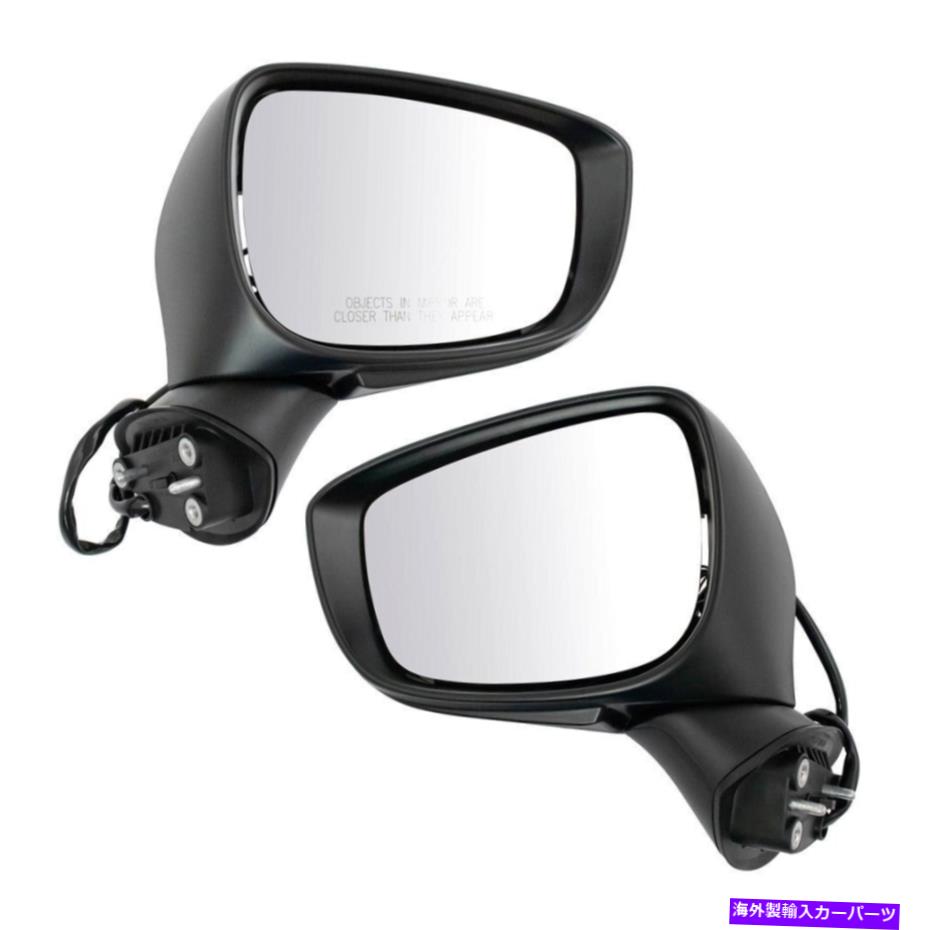 USミラー Mazda CX-3 18-20 TRQドライバーと助手席側のパワービューミラー For Mazda CX-3 18-20 TRQ Driver & Passenger Side Power View Mirrors Heated【並行輸入品】