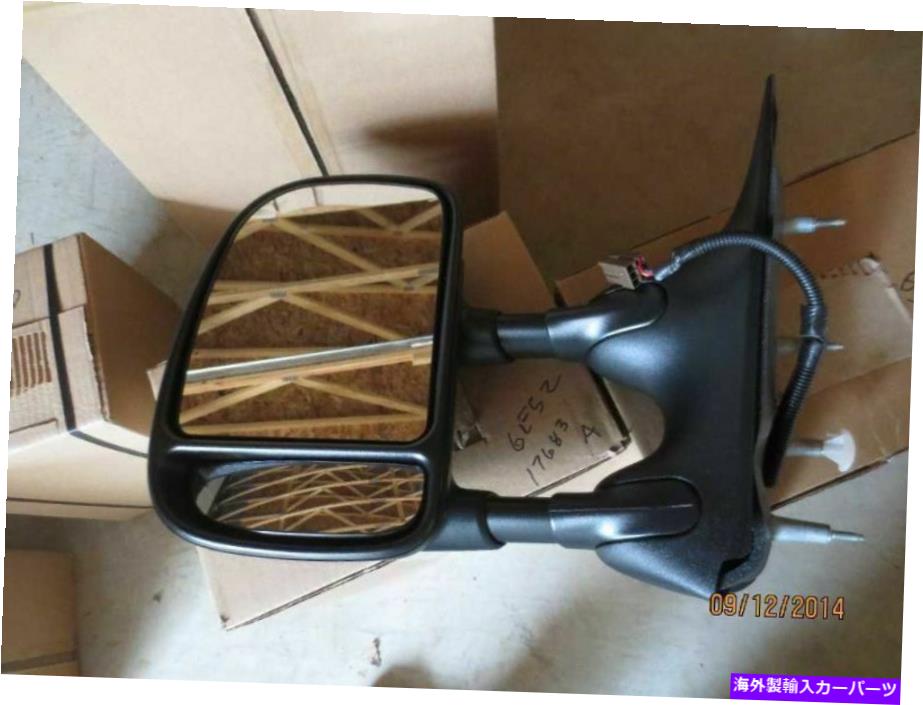 USミラー ドライバーサイドビューミラーパワーデュアルアームフィット09-18 FORD E350 VAN 168984 Driver Side View Mirror Power Dual Arms Fits 09-18 FORD E350 VAN 168984【並行輸入品】