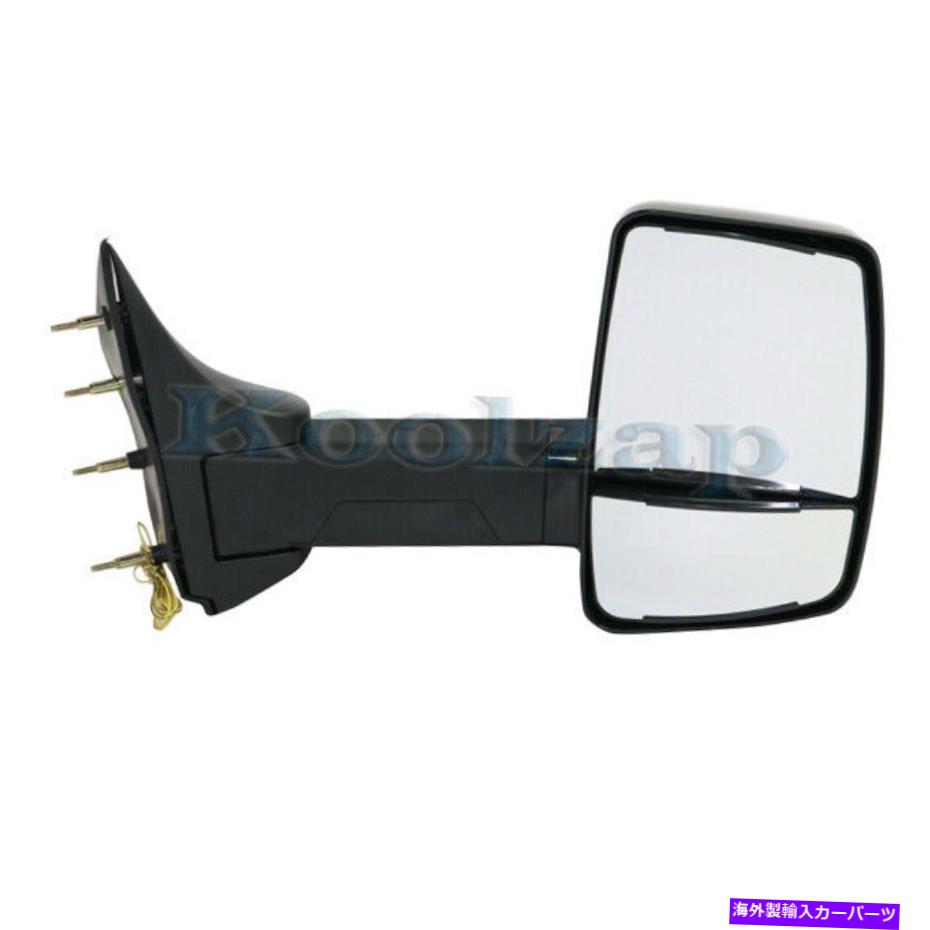 USミラー 92-14のエコノリンバントウミラーマニュアル付きターンシグナル、デュアルガラス右側 For 92-14 Econoline Van Tow Mirror Manual w/Turn Signal, Dual Glass Right Side【並行輸入品】