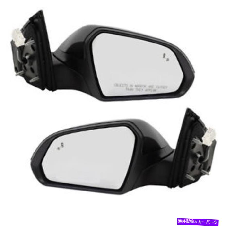 USミラー 18-19用ソナタリアビューミラーパワー加熱w/信号と死角セットペア For 18-19 Sonata Rear View Mirror Power Heated w/Signal & Blind Spot Set Pair【並行輸入品】