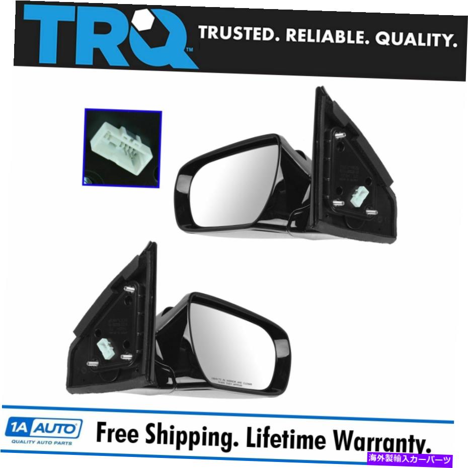 USミラー TRQパワーミラーLHドライバーRHパッセンジャーペアサンタフェスポーツ新しい TRQ Power Mirror LH Driver RH Passenger Pair for Santa Fe Sport New【並行輸入品】