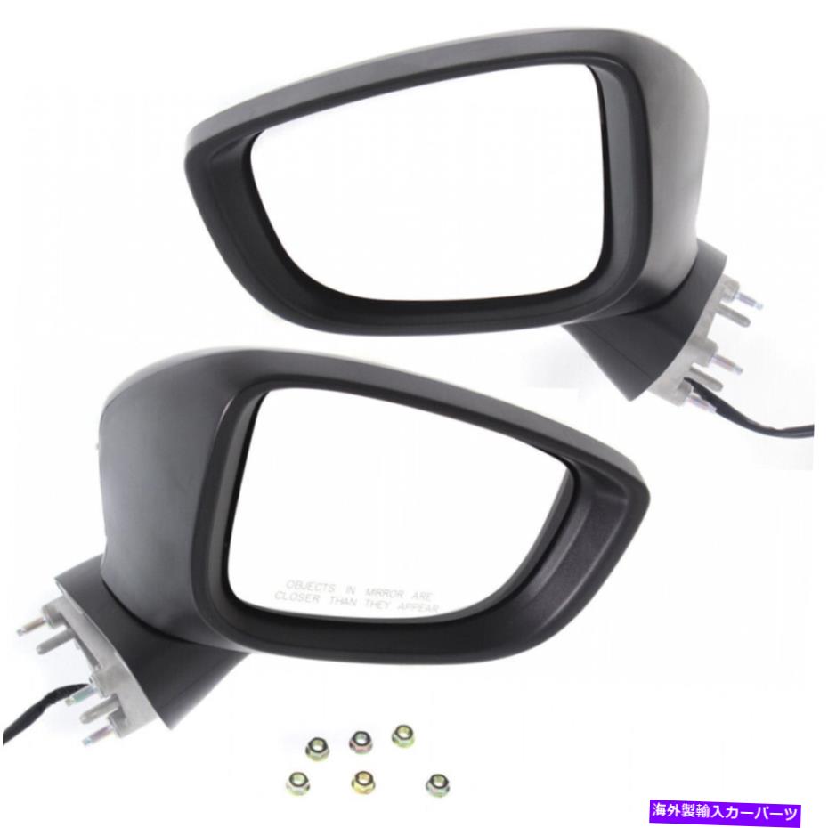 USミラー トヨタヤリス2016-2018ドアミラードライバーと助手席側|ペア|力 For Toyota Yaris 2016-2018 Door Mirror Driver and Passenger Side | Pair | Power【並行輸入品】