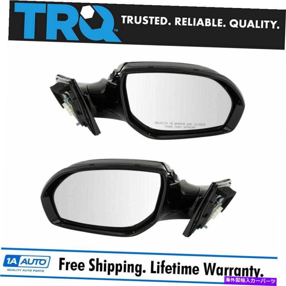 USミラー TRQミラーパワースムーズブラックLH＆RHキットヒュンダイサンタフェSUVのためのペア TRQ Mirror Power Smooth Black LH & RH Kit Pair for Hyundai Santa Fe SUV New【並行輸入品】