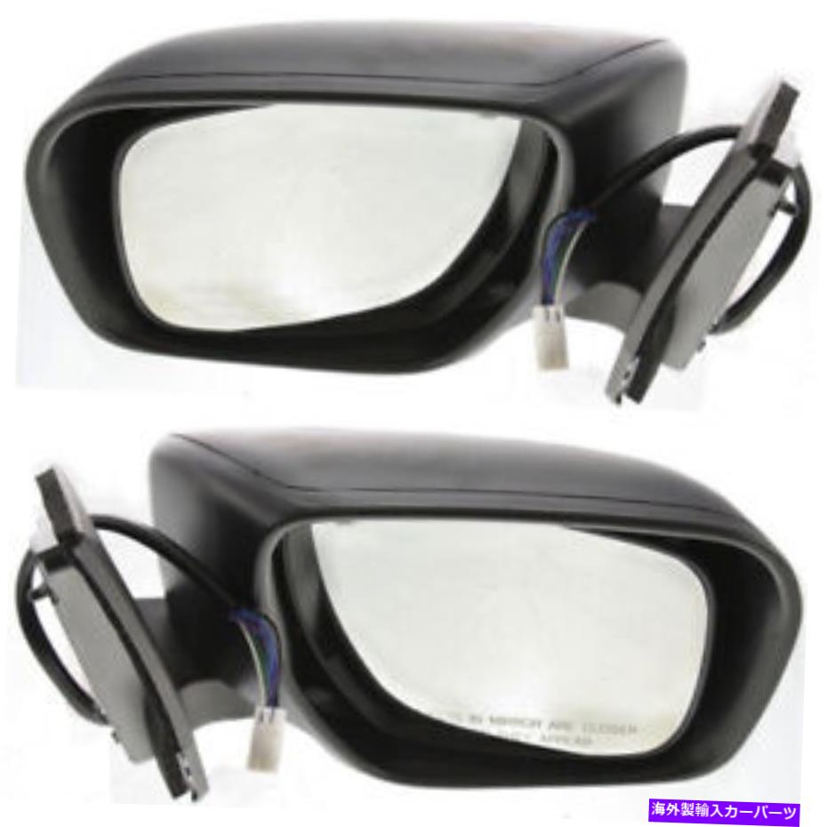 USミラー マツダCX-7 2007-2012ドアミラードライバー＆乗客サイドペアパワーガラス用 For Mazda CX-7 2007-2012 Door Mirror Driver & Passenger Side Pair Power Glass【並行輸入品】