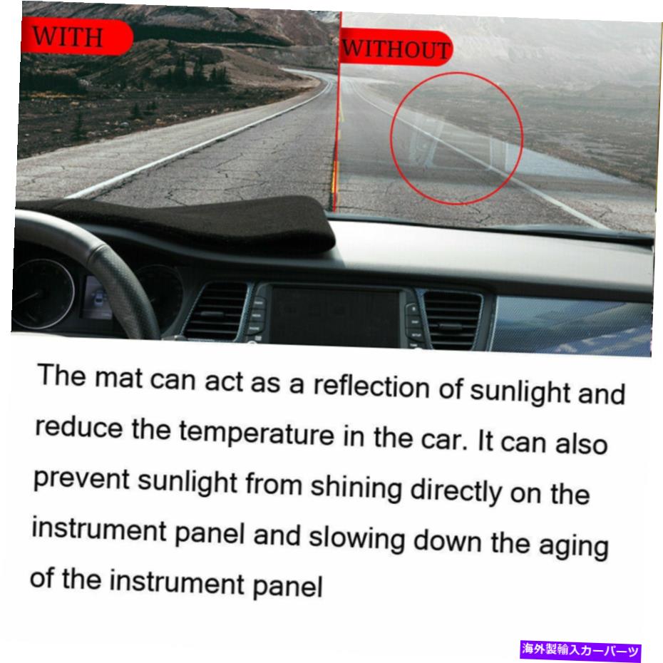 Dashboard Cover スバルフォレスター2019-2022ダッシュマットダッシュボードマットダッシュカバーサンバイザーパッド For Subaru Forester 2019-2022 Dashmat Dashboard Mat Dash Cover Sun Visor Pad【並行輸入品】