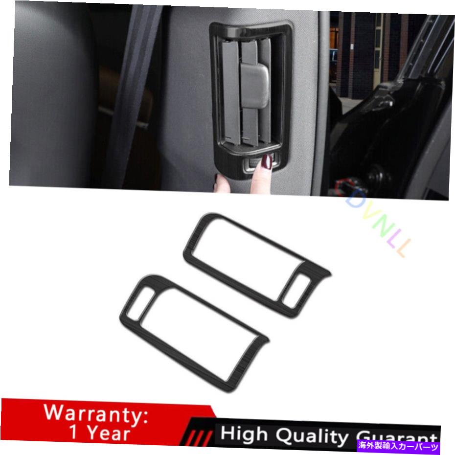 Dashboard Cover ボルボXC90 2016-2021ブラックチタンBポストエアアウトレットベントカバートリム2PCS For Volvo XC90 2016-2021 Black Titanium B Post Air Outlet Vent Cover Trim 2PCS【並行輸入品】