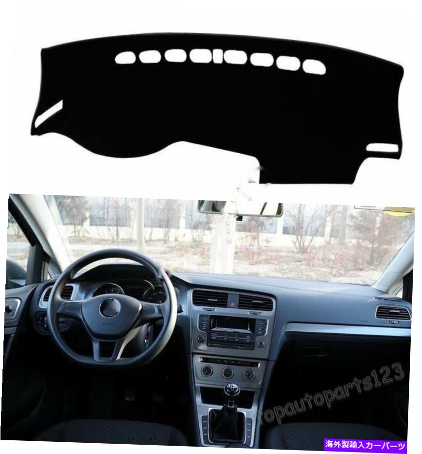 Dashboard Cover フィットVWゴルフGTI 7 R MK7 VII 2014-2017ダッシュボードダッシュマットダッシュマットサンカバーパッド Fit VW Golf GTI 7 R Mk7 VII 2014-2017 Dashboard Dash Mat DashMat Sun Cover Pad【並行輸入品】